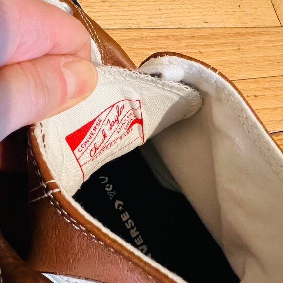 Converse Chuck Taylor All Star Cruise Leather High-Top Shoes Cognac Brown 12 - Picture 14 of 16